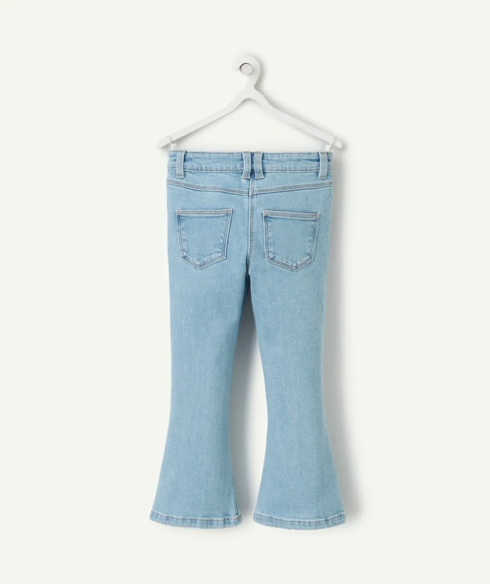 Jean flared en denim lower impact