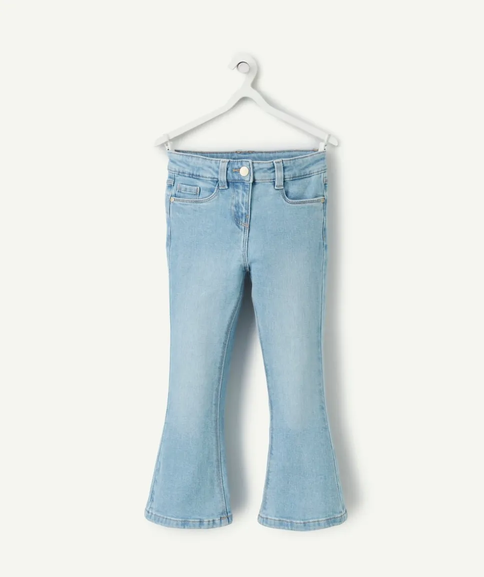 Jean flared en denim lower impact