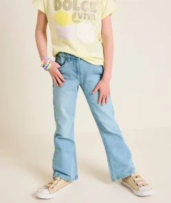 Jean flared en denim lower impact