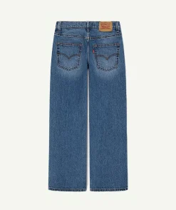 Jean garçon baggy bleu