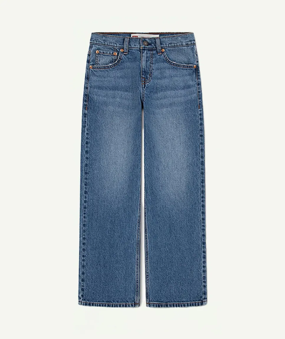 Jean garçon baggy bleu