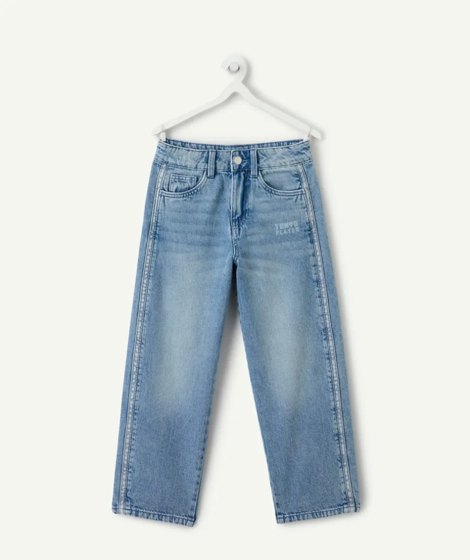 Jean garçon baggy denim bleu