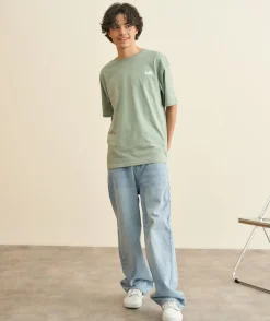 Jean garçon baggy denim bleu