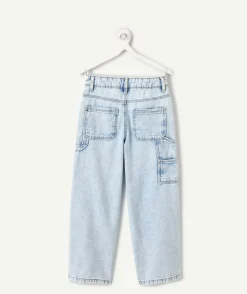 Jean garçon baggy denim clair