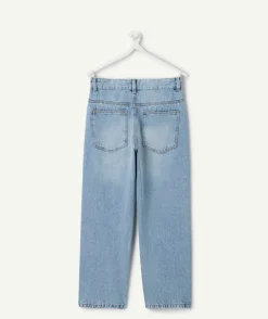Jean garçon baggy denim clair