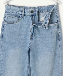 Jean garçon baggy denim clair