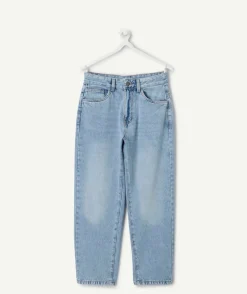Jean garçon baggy denim clair