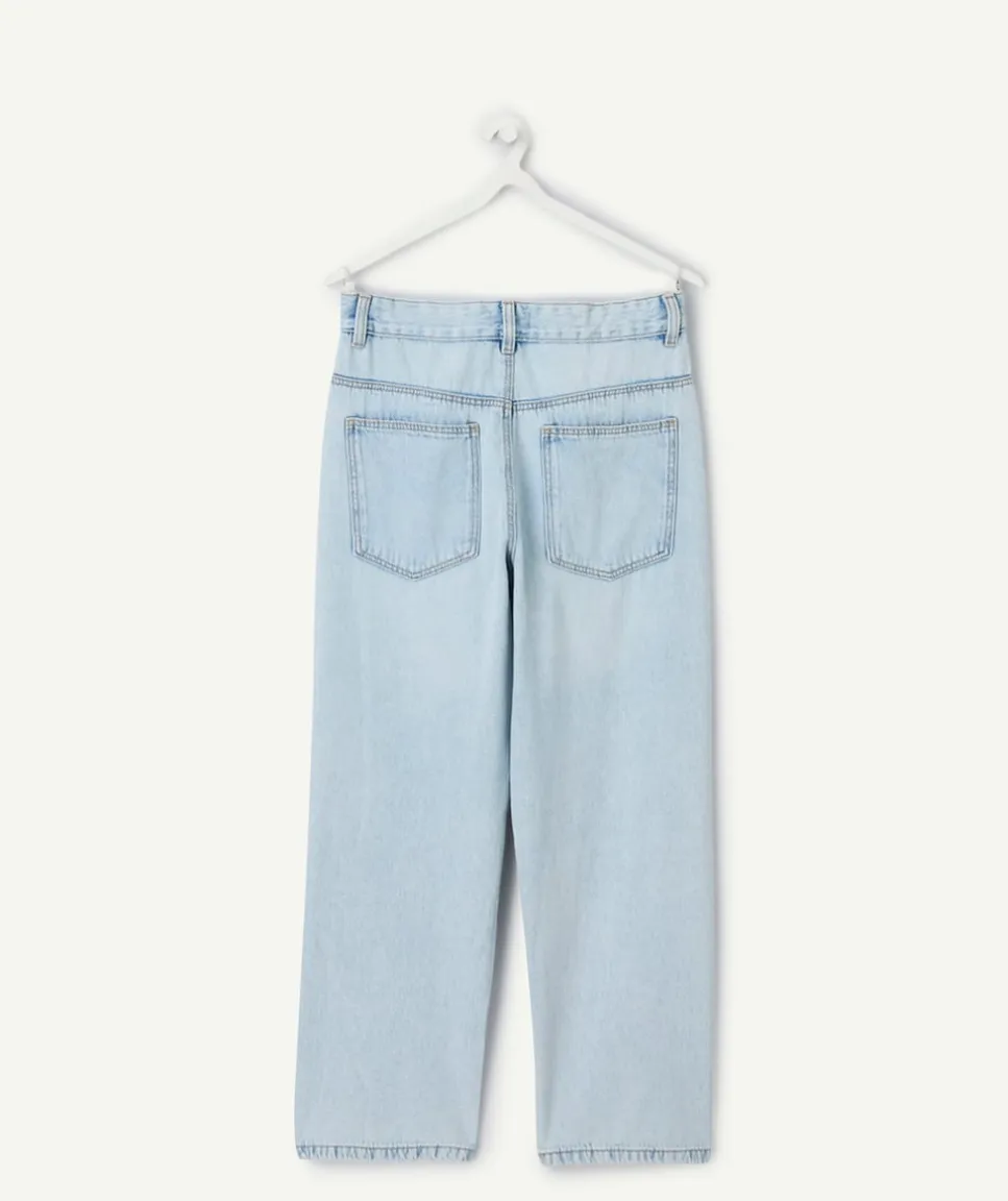 Jean garçon baggy denim clair