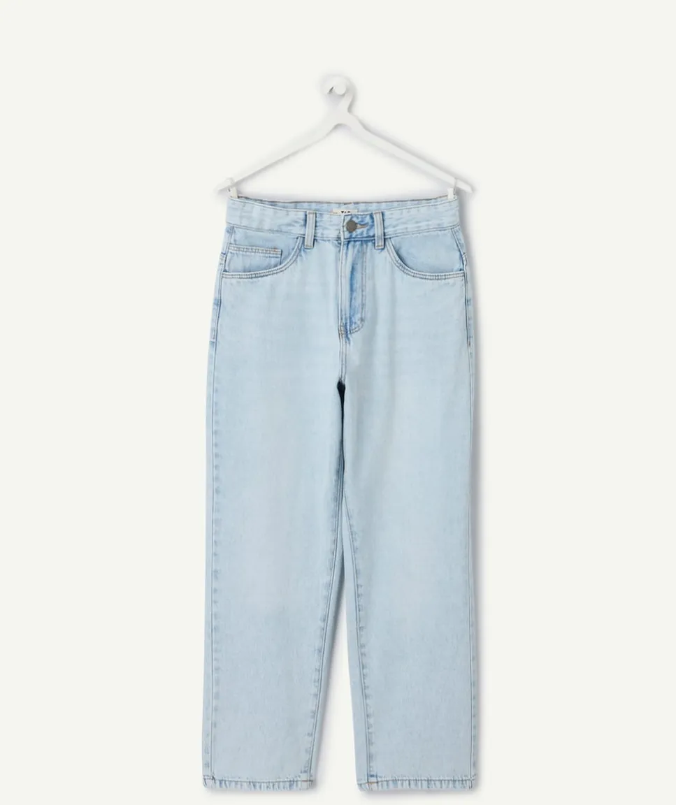 Jean garçon baggy denim clair