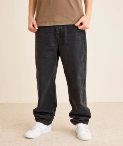 Jean garçon baggy noir