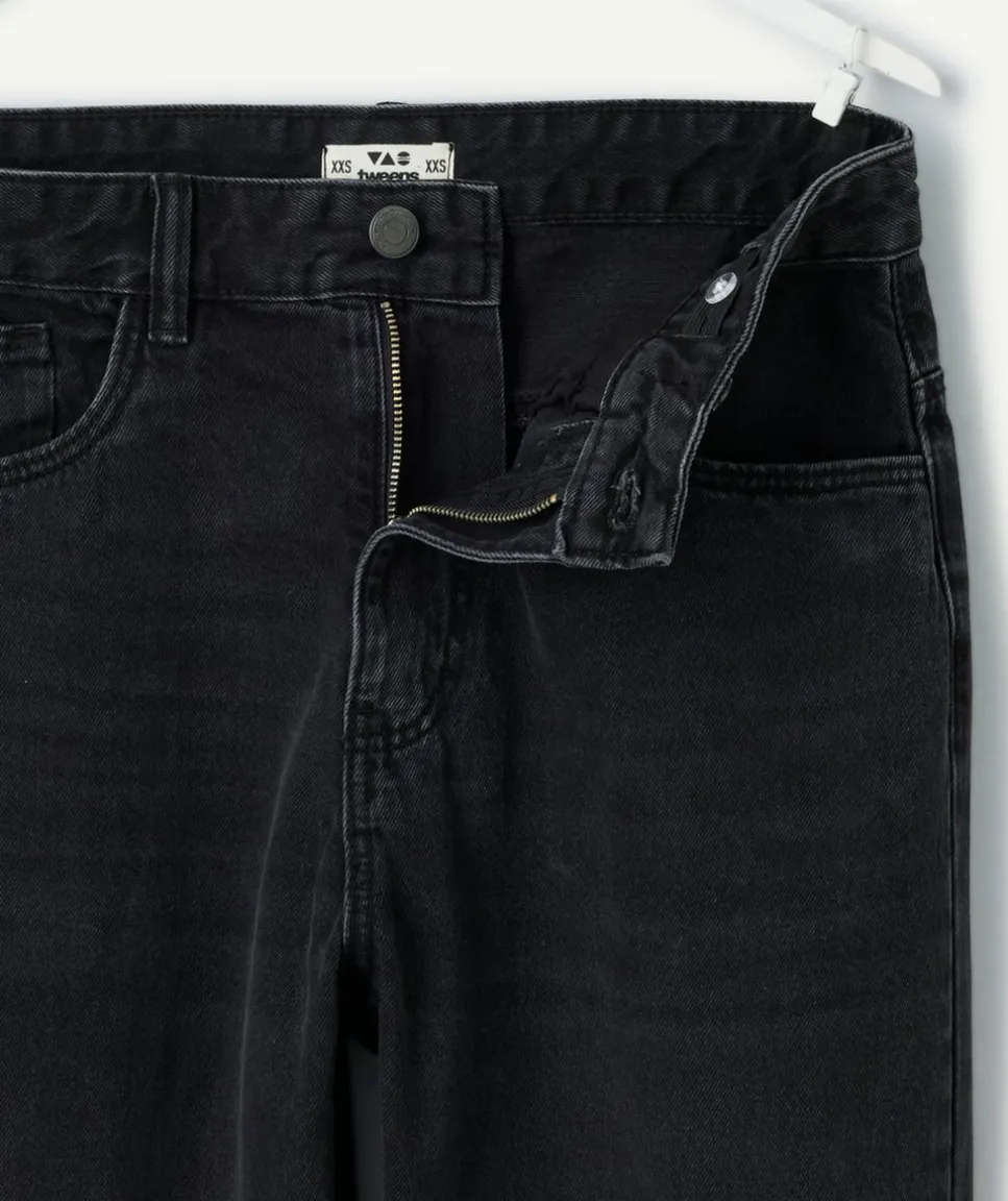 Jean garçon baggy noir