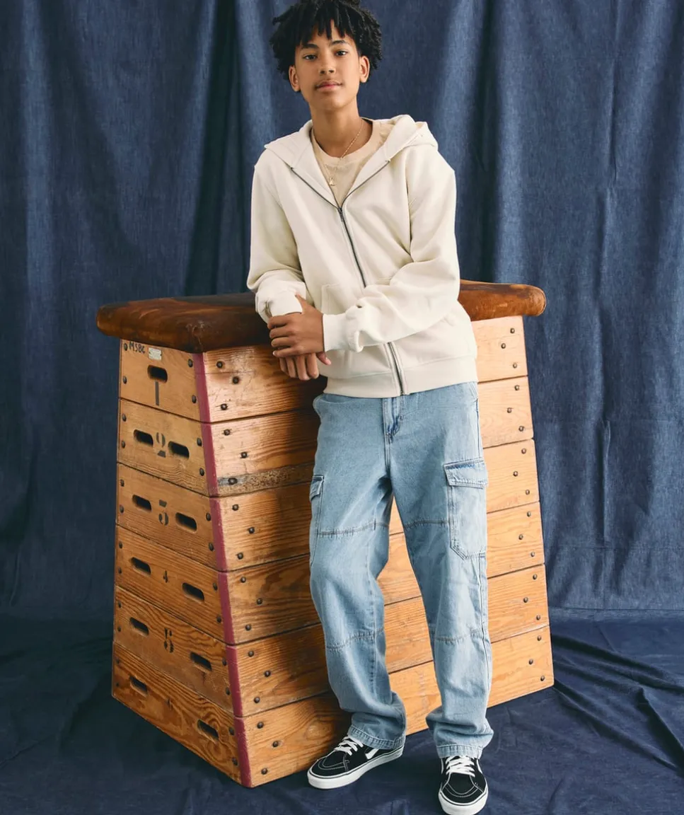 Jean garçon carpenter denim bleu
