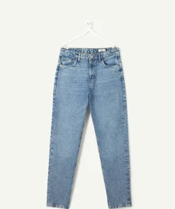 Jean garçon droit denim bleu