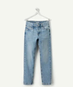 Jean garçon droit denim bleu clair