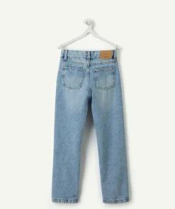Jean garçon droit denim bleu clair