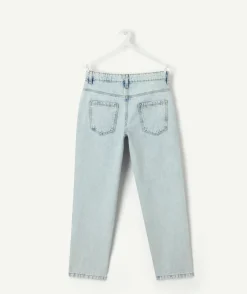 Jean garçon droit denim bleu clair