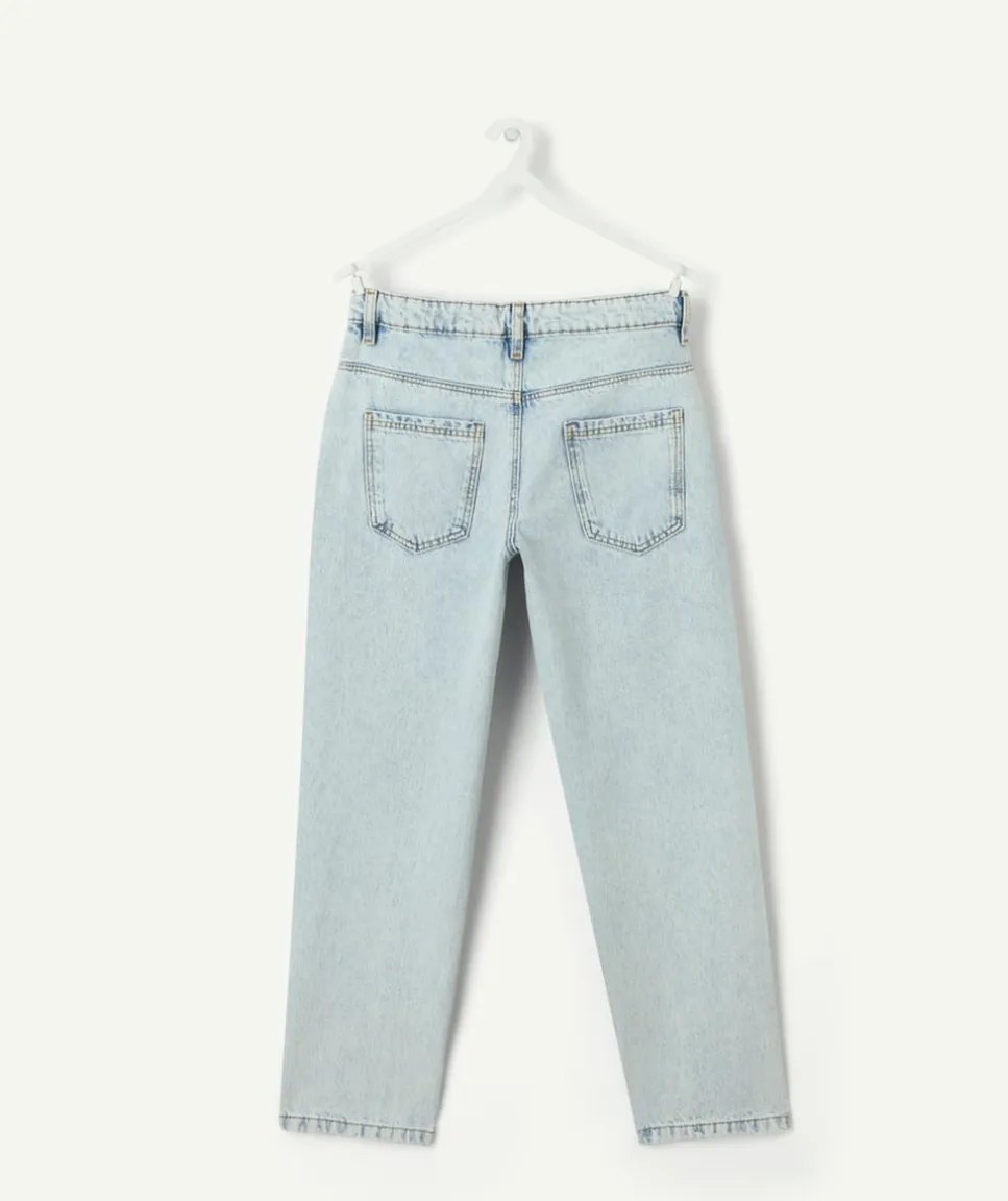 Jean garçon droit denim bleu clair