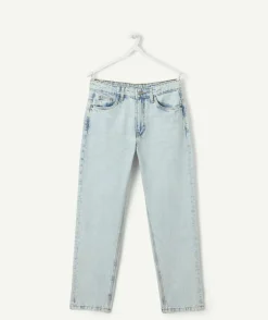 Jean garçon droit denim bleu clair