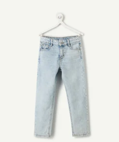 Jean garçon droit denim clair