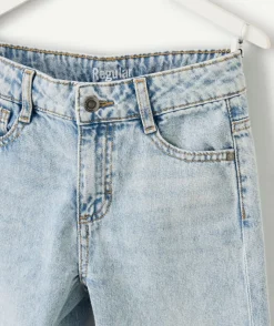 Jean garçon droit denim clair