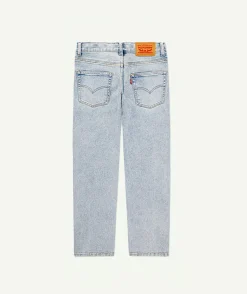 Jean garçon en denim bleu