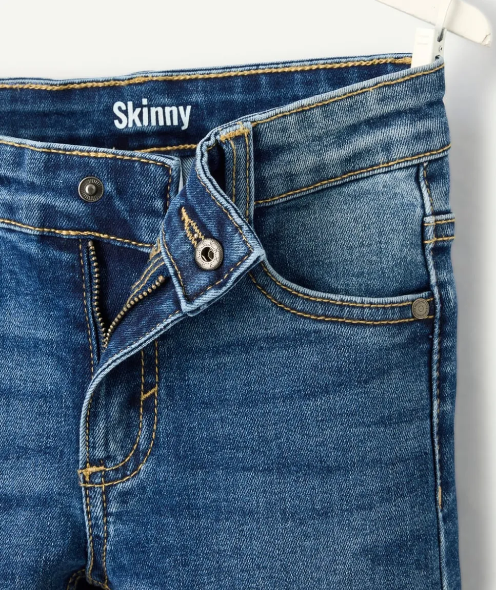 Jean garçon skinny bleu