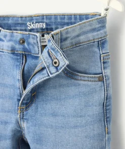 Jean garçon skinny denim bleu