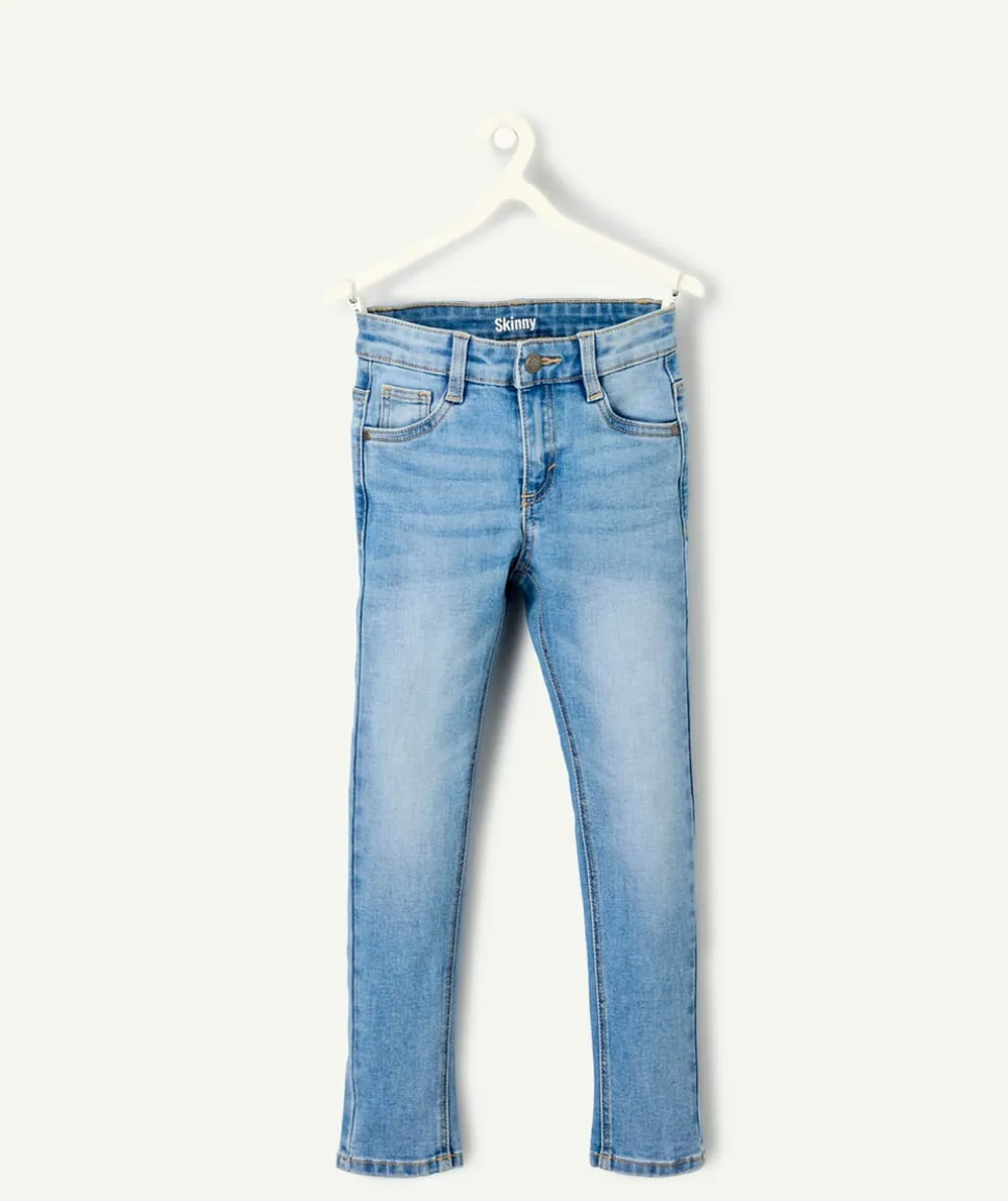 Jean garçon skinny denim bleu