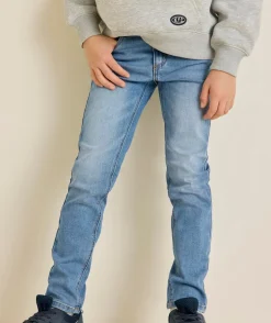 Jean garçon skinny denim bleu