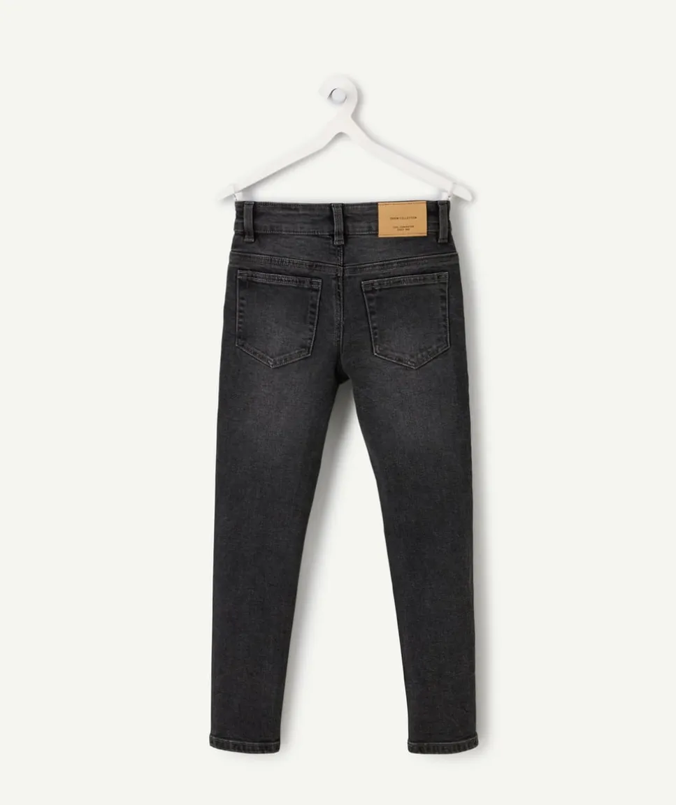 Jean garçon skinny denim noir