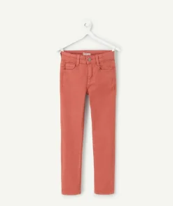 Jean garçon skinny rouge