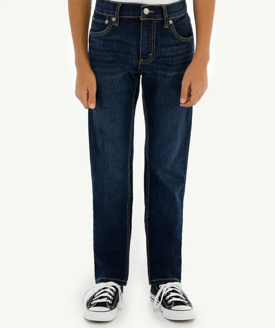 Jean garçon slim denim bleu