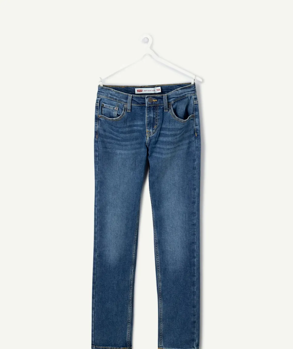 Jean garçon slim denim foncé