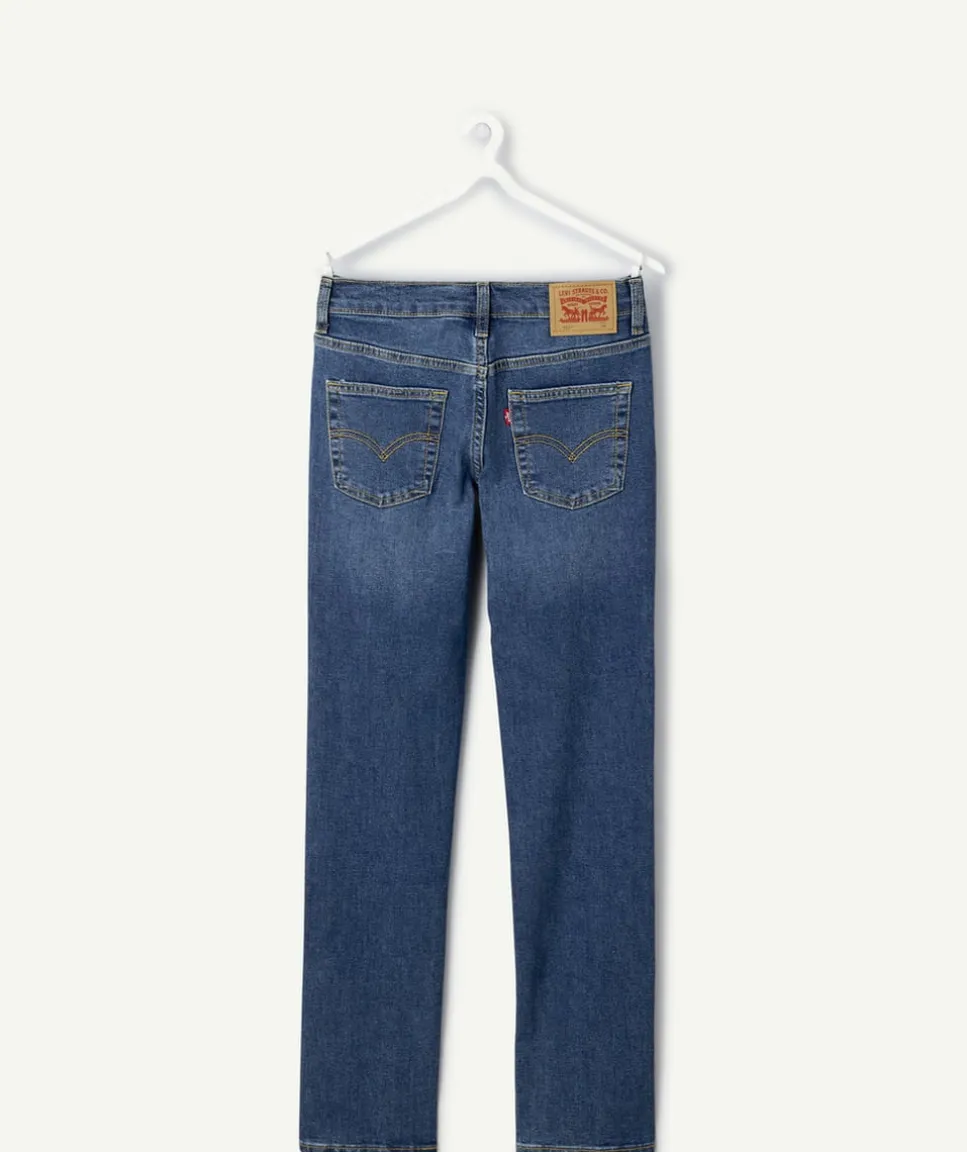 Jean garçon slim denim foncé