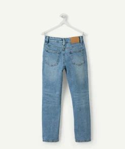 Jean garçon slim denim moyen