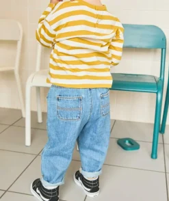 Jean relax bébé garçon en denim lower impact