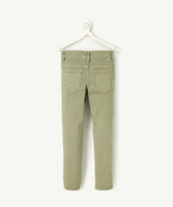 Jean skinny kaki pour garçon