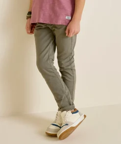 Jean skinny kaki pour garçon
