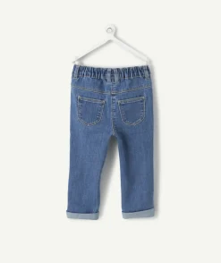 Jean slim bébé fille bleu