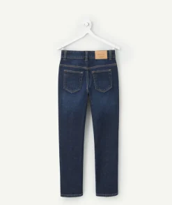 Jean slim garçon denim bleu brut