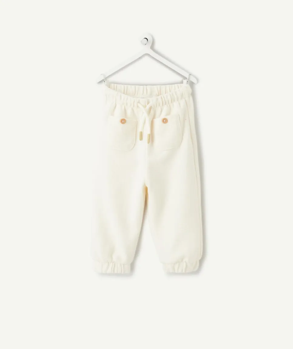 Jogging bébé garçon coton blanc
