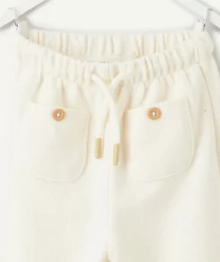 Jogging bébé garçon coton blanc