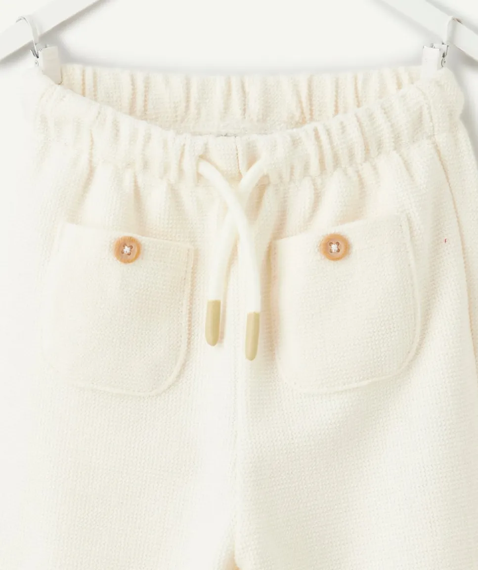 Jogging bébé garçon coton blanc