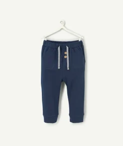Jogging bébé garçon en fibres recyclées bleu marine