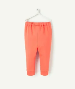 Jogging bébé garçon en fibres recyclées orange