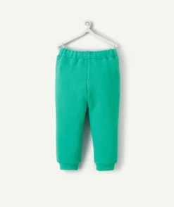 Jogging bébé garçon en fibres recyclées vert