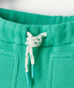 Jogging bébé garçon en fibres recyclées vert
