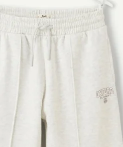 Jogging fille large gris