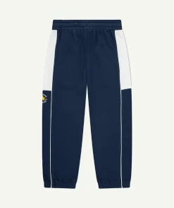 Jogging garçon baggy bleu et blanc