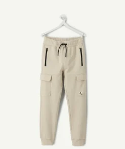 Jogging garçon beige